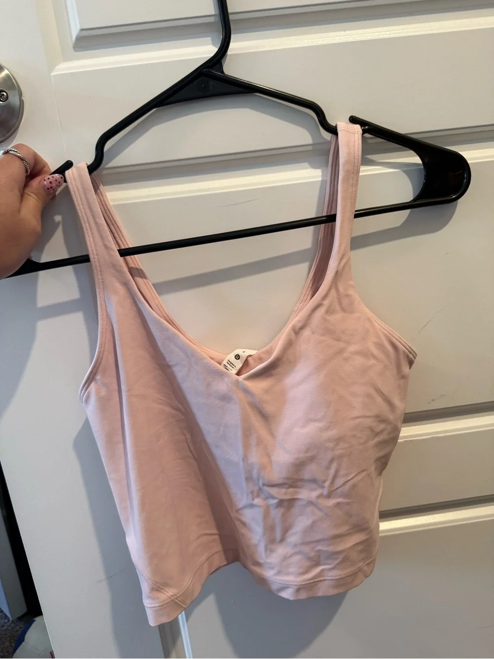 lululemon athletica Pale Pink Workout Tank